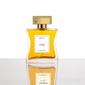 Bán buôn chai nước hoa thủy tinh cao cấp 100ml vuông với bình xịt bơm phun màu tùy chỉnh trong kho để giao hàng ngay - Product Image 3