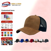 Gorra de Béisbol Trucker de 5 Paneles con Malla de Lujo XNKY OEM 2026, Bordada, de Alta Calidad para Hombre, con Cierre a Presión y Logotipo Personalizado