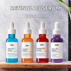 Sérum visage anti-âge OEM pur pour le rétinol, la vitamine B3, l'acide hyaluronique, cible les rides, les rides du soleil, les dommages cutanés prématurés pour tous les types de peau - Product Image 2