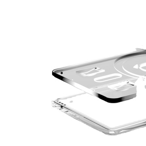 Phổ từ hút thẻ gói trong suốt PC THẺ CLIP bảo vệ Bìa Điện thoại di động Trường hợp trở lại thẻ dính - Product Image 4