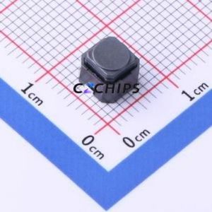 TS-KG097A-AT50F Tactile Switch SMD,6x6mm Switch Single Pole Single Throw Round Button 2.5N Vertical Mount - Product Image 1