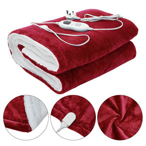 Couverture chauffante électrique en flanelle 220V - Portable et lavable en machine pour l'hiver - Product Image 2