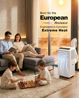 Climatiseur Portable Électrique 2026 à Installation Gratuite, Faible Consommation d'Énergie, pour Extérieur et Usage Domestique, avec Télécommande pour l'Été