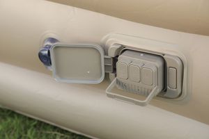 سرير هوائي كهربائي قابل للطي ومحمول بتصميم عصري لغرفة المعيشة، مصنوع من البي في سي - Product Image 3