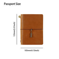 Carnet en cuir véritable fait main, carnet de voyage vintage en cuir de vachette format passeport, couverture de carnet de voyage TN, carnet de croquis