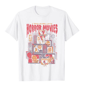 <strong>Horror</strong> <strong>Movies</strong> - Classic Scary Cotton Men Top T-<strong>Shirts</strong> Family Tops <strong>Shirt</strong> Cheap Group Customize Print Tshirt