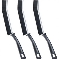 Brosse de nettoyage à long manche pour les espaces étroits, brosse à poils durs pour les fentes profondes, nettoyage des surfaces domestiques