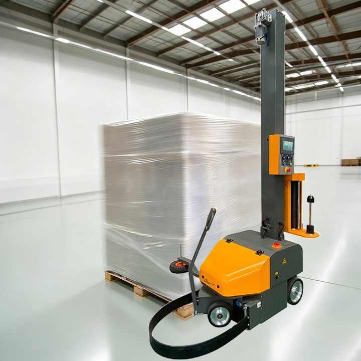Goldtec Self Propelled Robotic Pallet Wrapper Automatic Mobile Stretch ...