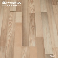 Plancher de plancher en bois de chêne massif, carreaux stratifiés pour Usage intérieur