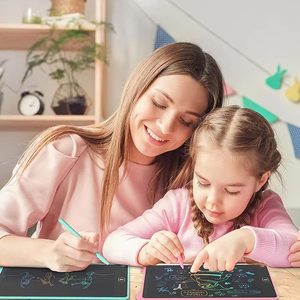 Tablette d'écriture numérique pour enfants, bloc-notes à feuilles mobiles avec écran LCD de 8,5 pouces, tablette d'écriture et de dessin - Product Image 5