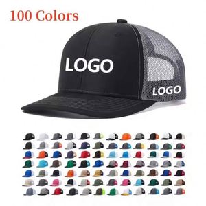 High Quality Custom Logo 6 Panel Mesh Sports Golf Snapback Caps Baseball Caps Blank Trucker <b>Hats</b> - Product Image 1