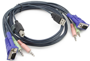 Bán buôn KVM âm thanh video <span class=keywords><strong>mic</strong></span> chuột bàn phím Cáp - Product Image 2