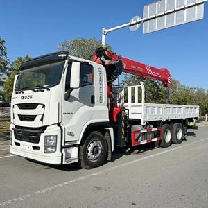 รถบรรทุก ISUZU GIGA 6x4 ดีเซล เกียร์ธรรมดา ติดตั้งเครนยกของ 12 ตัน ราคาดี มีจำหน่าย - Product Image 3