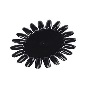 20 échantillons de vernis à ongles ronds sur roue, présentoir transparent en plastique naturel, nuancier de couleurs pour ongles - Product Image 6