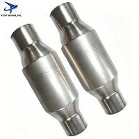 TOP-EVER INC. Konverter Katalitik Universal Baja Tahan Karat 3 Inci 200/300/400/500/600 Sel Euro 2-6 Knalpot Mobil Kualitas Unggul