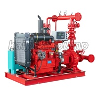 Ensemble de lutte contre l'incendie EDJ pompe à incendie diesel verticale centrifuge pompe à incendie électrique pompe jockey