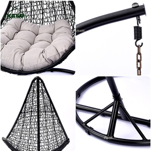 Balançoires <span class=keywords><strong>de</strong></span> Patio oeuf rond hamac chaise longue <span class=keywords><strong>de</strong></span> seconde main balançoire <span class=keywords><strong>de</strong></span> <span class=keywords><strong>jardin</strong></span> Double chaise suspendue - Product Image 3