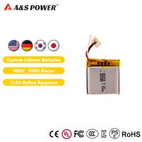 Baterai Lithium Polymer 3.7V 520mAh 603030 untuk Produk Elektronik Konsumen