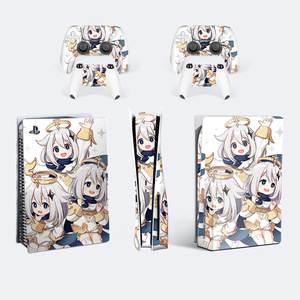 Vinilo adhesivo para consola y control de PS5 con diseño de anime para jugadores de videojuegos - Product Image 3