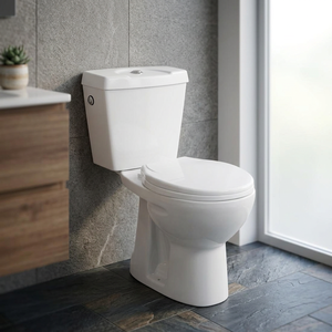 Irani WC ชุดโถส้วมเซรามิกสีขาว, ชุดสุขภัณฑ์พร้อมฝาชักโครกสองชั้น - Product Image 5