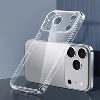 Coque pour iPhone 17 16, ultra-fine, transparente, en TPU, avec protection d'objectif d'appareil photo, pour iPhone 17 16 15 14 Pro Max