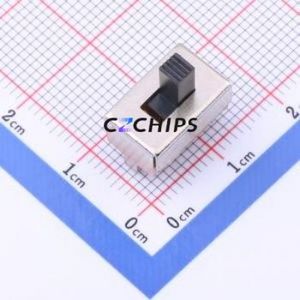 SS-22F04-G050 Slide Switch Through hole Component (THT) Switch Double Pole Double Throw Rectangle Pin Header PC Pin 13.4mm - Product Image 1