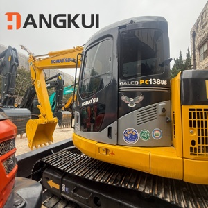 Excavadora Usada Komatsu PC138US, Giro Cero, Pequeña, en Buenas Condiciones, 90% Nueva, Original, con EPA CE, 13 Toneladas - Product Image 1