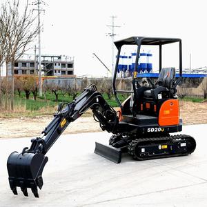 220V Hydraulic Crawler Excavator Mini Digger with Rubber <b>Track</b> and Core Components (Motor Engine <b>Pump</b>) 1 Year Warranty - Product Image 3