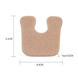 <span class=keywords><strong>Almohadilla</strong></span> para callos de pie autoadhesiva en forma de U, almohadillas removedoras de maíz de fieltro, cojines, tratamiento para <span class=keywords><strong>pies</strong></span> de Podología - Product Image 5