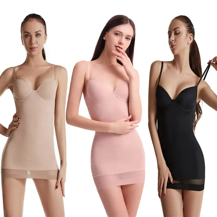 Wholesale Full Body Shaper Breathable Womens Sexy One Piece Plus Size Tummy Control Shapewear Dress