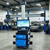 AUTEC ATW-A80 Alineador de Ruedas 3D con Seguimiento Automático de Viga, Alta Eficiencia y Precisión para Mantenimiento Automotriz