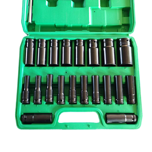 22Pcs Car Repair Tool Set with 1/2 Hexagon <b>Socket</b> Sleeve T-shaped Wrench and Spring <b>Extension</b> Rod Customizable OEM Hard Case - Product Image 1