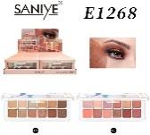 Paleta de Sombras de Ojos Saniye E1268, Mate, Mineral, Alta Pigmentación, Multicolor, Tono de Piel Medio, Maquillaje de Ojos - Product Image 1