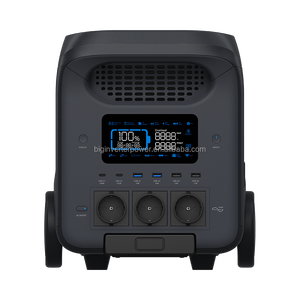 BIGINVERTER Station d'alimentation portable 3000W, charge solaire 800W, prise Anderson, charge de batterie pour camping-car, prise EU - Product Image 1