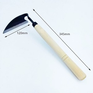 Faucille incurvée en acier de style japonais, outil de jardinage forgé pour <span class=keywords><strong>le</strong></span> désherbage et <span class=keywords><strong>le</strong></span> creusement en extérieur, pour la cueillette de la poire <span class=keywords><strong>sauvage</strong></span> - Product Image 2