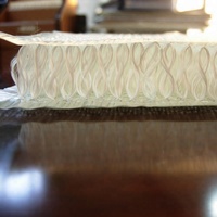 Parabeam 6Mm Tridimensionnel En Fiber De Verre Tissé Distance Tissu Pour Feuille Ondulée De Frp