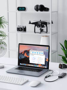 Lemorele TC53 4 in 1 พอร์ต USB Mini-B Splitter อะแดปเตอร์ Usbc สำหรับ <span class=keywords><strong>Surface</strong></span> <span class=keywords><strong>Pro</strong></span> 7 แท่นวางอุปกรณ์ Usb-C Hub 2.0 Super USB C <span class=keywords><strong>3</strong></span>.0 Hub - Product Image 5