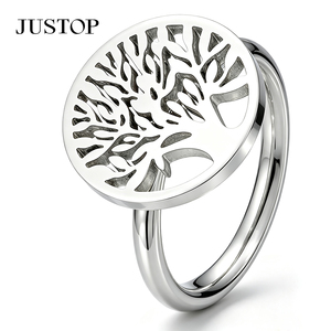 JUSTOP 925 Silver Plated <b>Plain</b> Band <b>Ring</b> With Cubic Zirconia Classic Unisex Engagement Jewelry Fashion <b>Rings</b> - Product Image 6