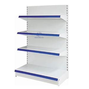 Servicio de OEM color rojo blanco estante de exhibición de 5 capas de los estantes de los supermercados góndola de la <span class=keywords><strong>farmacia</strong></span> - Product Image 3