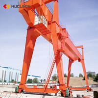 Grue à portique à double poutre de type MG pour levage de charges lourdes en extérieur, 20 tonnes, 32 tonnes, 50 tonnes, 80 tonnes, 100 tonnes