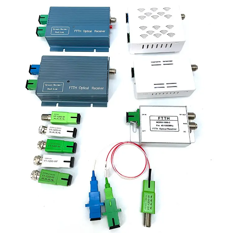 Free Sample Analog/Digital TV Signal Micro 1000mhz 2600mhz 1310 ~ 1550nm Passive Mini Optical Node Receiver