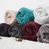 Manta de lana de franela para sofá, 70x100 cm, alta calidad, 100% poliéster