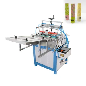 Full Automatic High Speed Hot Melt Automatic Composite Paper Can Tube Box Labeling Machine