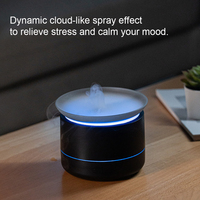 Diffuseur d'arômes LED électrique à 7 couleurs changeantes, humidificateur ultrasonique à brume fraîche, huile essentielle, arrêt automatique sans eau, 200ml