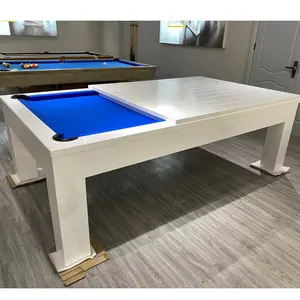 2024 Manufacturer Price Best Selling High Quality Indoor Custom Solid Wood Slate 7ft 8ft 9ft Modern Dining Pool Table Home Use