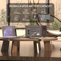 SOUOP vente en gros 1kw Lifepo4 Ups centrale électrique Tragbare charge rapide 1000w centrale électrique portable 1200w tout en un générateur solaire