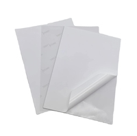 Papier adhésif A4 imperméable, 50 pièces, vinyle 80um, mat, autocollant thermique pour imprimantes jet d'encre/laser