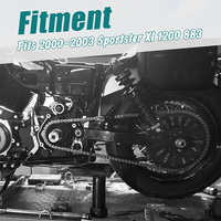 Kit de conversion de transmission par courroie à chaîne pour Harley Davidson Sportster XL 883 1200 modèles 2000-2003, pièces de rétrofit