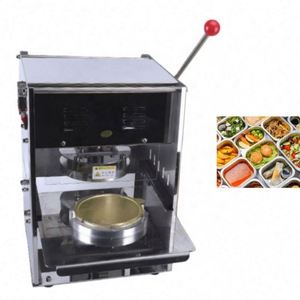 Aluminum <b>Container</b> Sealing Machine for Different Sizes of Packaging Sealing Food <b>Container</b> Machine for Dining Hall Water Soup - Product Image 2