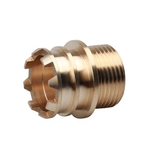 DN40 DN50 özelleştirilmiş büyük boy pvc ppr pirinç somun yerleştirme borusu ekle - Product Image 5